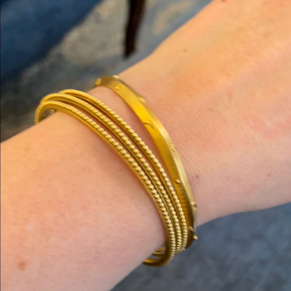 Satya Jewelry gold toned bangle set